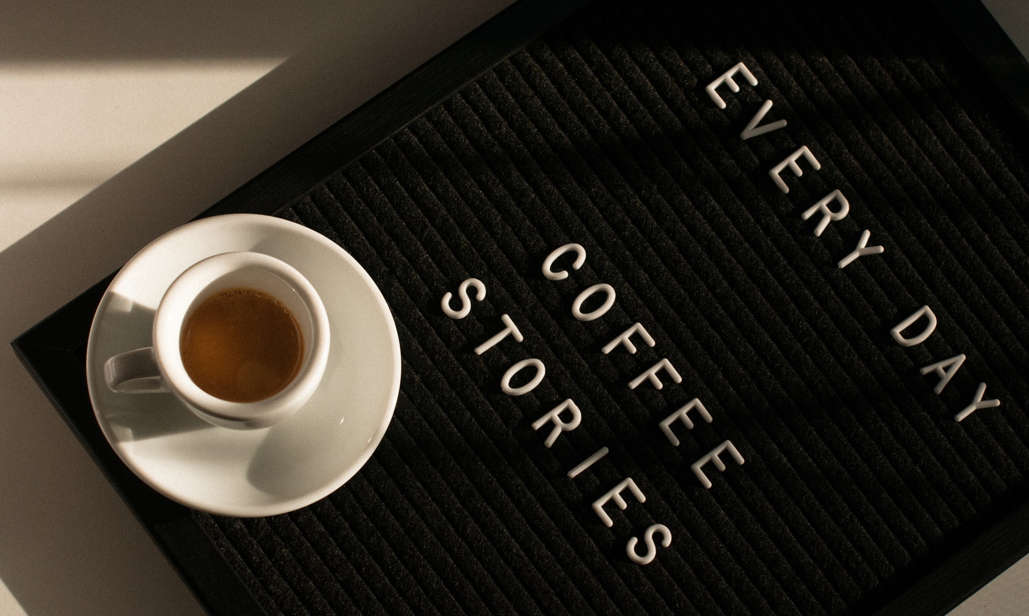 Coffee and words