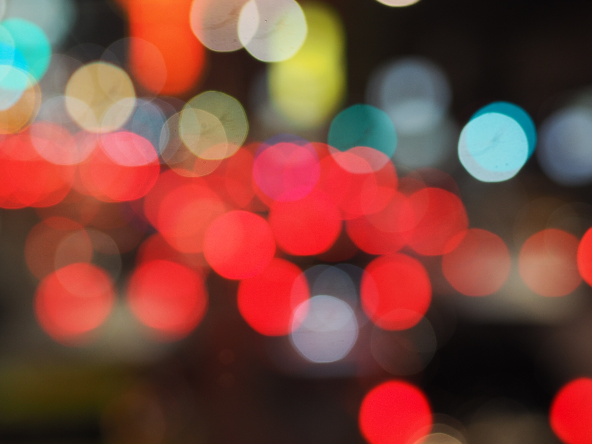 Colorful Bokeh background Abstract light white red green